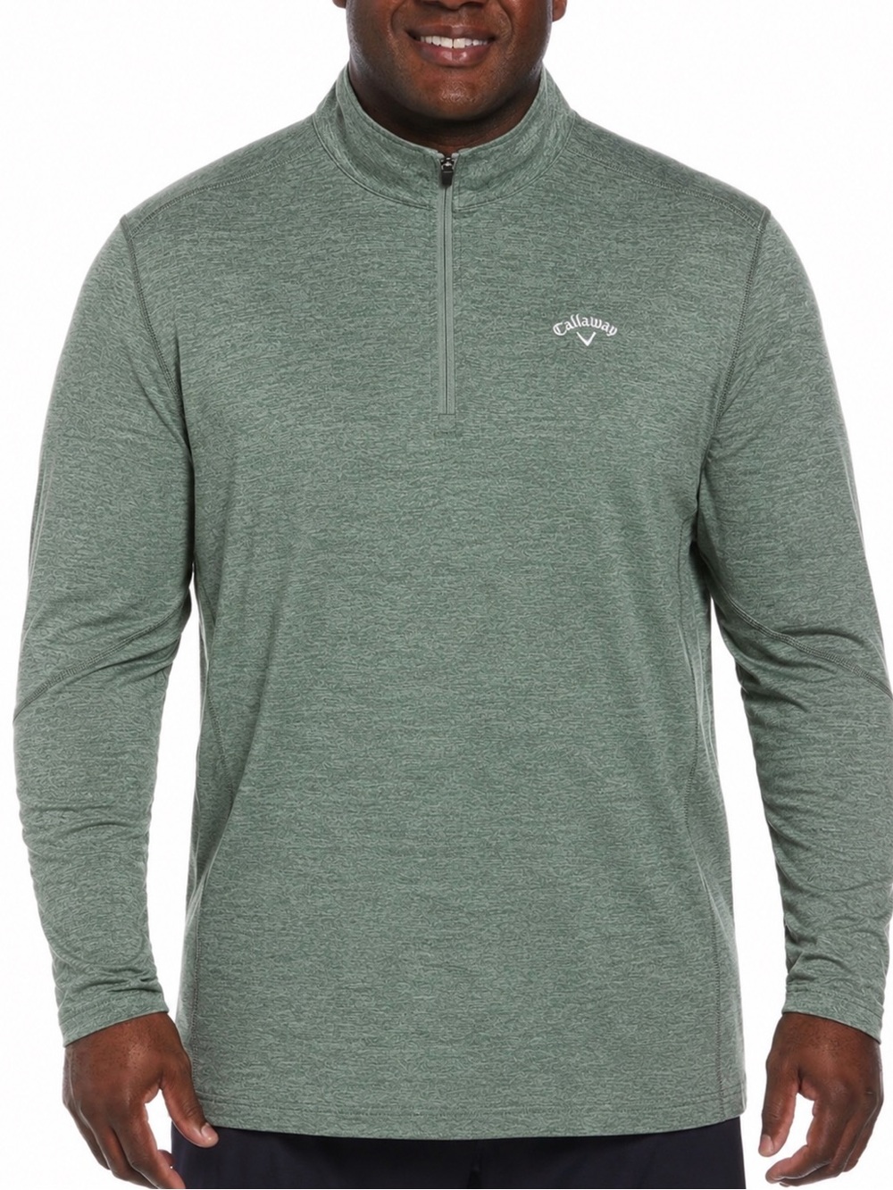 Callaway Men's Lightweight Golf 1/4 Zip Pullover Green XXL